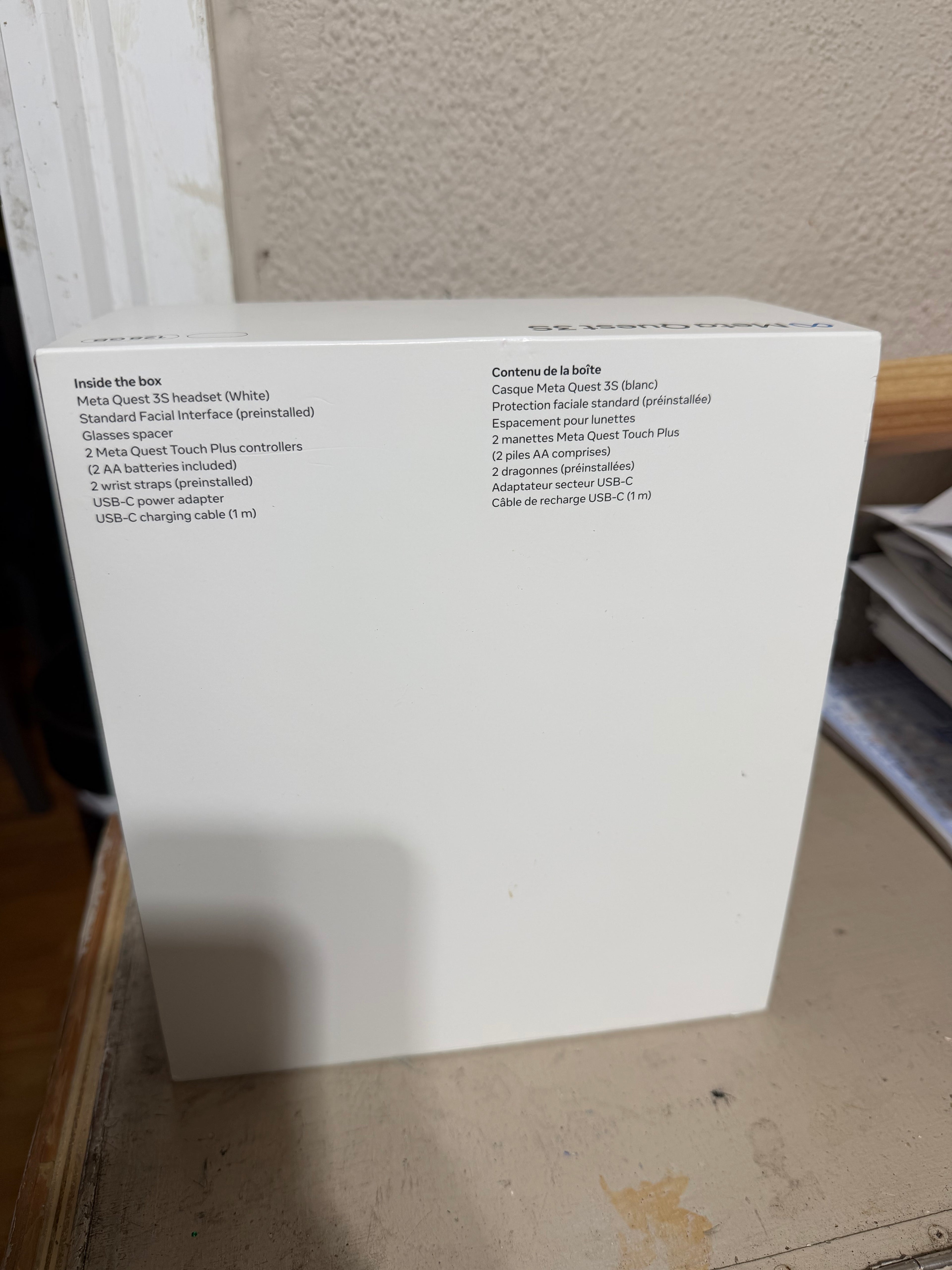 Like New Meta Quest 3S- 128GB Brand New Headset, with 2 Used Controllers